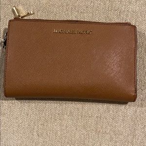 Michael Kors Adele Double Zip Wristlet
